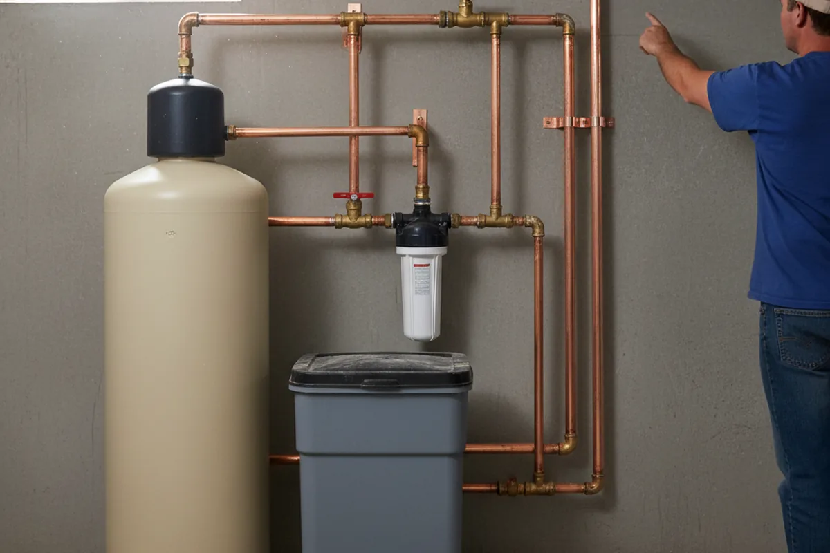 Whole-house water treatment system installed in Forest City